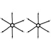Replace Black 0218 Spider Bungee Truck Snow Tire Heavy Duty Truck Tire Chain Adjuster (Set of 2)