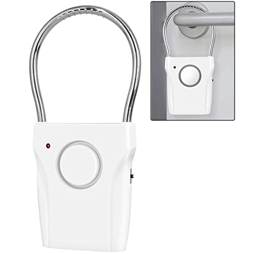 Alarme de poignée de porte 110 DB alarme de sécurité de porte avec 3 dispositifs d'alarme portatifs réglables alimentés par batterie pour la sécurité des appartements d'hôtel de voyage à domicile