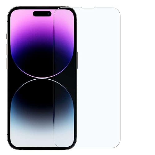 OcioDual Protector de Pantalla Cristal Templado para iPhone 14 Pro Max, Vidrio Premium con Borde 2.5D y Dureza 9H, Grosor 0.33mm, Antigolpes, Anticaídas, Ultra Resistente