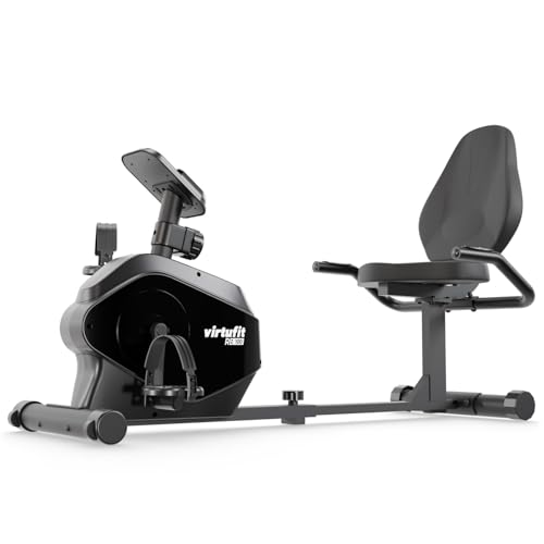 VirtuFit RB100 Liege-Ergometer - Liegefahrrad – Ergometer für Zuhause, 8 Widerstandsstufen, LCD-Display, Verstellbarer Sitz – Hometrainer für Fitness & Rehabilitation, bis 120 kg, 2026 Modell