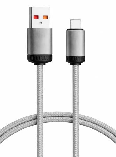 Image of USB Type C Nylon Braided Fast Charging & Data Cable Compatible With iPhone 15 /16 /Samsung Galaxy S22 /S23 /S24 /S25 /FE /Plus /Ultra /Google /Motorola /Oppo /Vivo,Xiaomi /Oneplus Devices