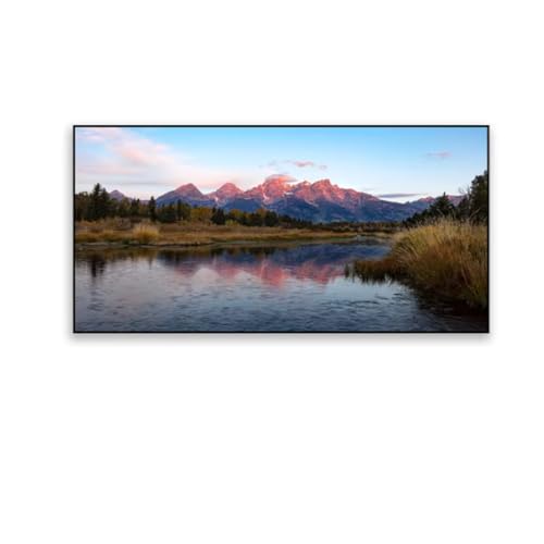 Toile Grand Teton Schwabacher Landing 40x80cm art mural nature