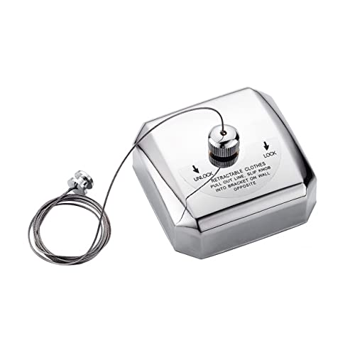 OFFSCH Telescopic Clothesline for Indoor Outdoor Use Lightweight Portable Clothing Hanging Rope High Grade Material for Travel Home Laundry