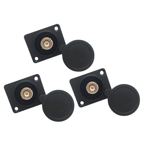 Ranuw Núcleos de cobre revestidos BNC hembra D tipo panel montaje para instalaciones de cámaras de seguridad confiabilidad transmisión impermeable BNC