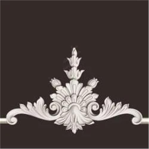 Flor de esquina de poliuretano de 16x25cm para decoracion de techo y dintel de casa 7