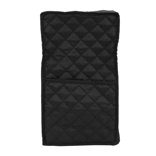 QUILTED FABRIC LIGHTWEIGHT DUST COVER FOR BLENDER BLACK