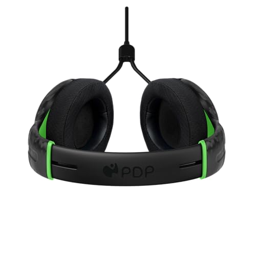 Image of PDP AIRLITE Wired Headset: Neon Carbon - Xbox Series X|S, Xbox One, & Windows 10 /11 PC