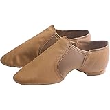 ✔ Zapatos de baile de jazz: los zapatos de danza de jazz de diseño clásico, súper cómodo y suave, lo hacen que no esté familiarizado con ninguna restricción mientras practica o realiza ..