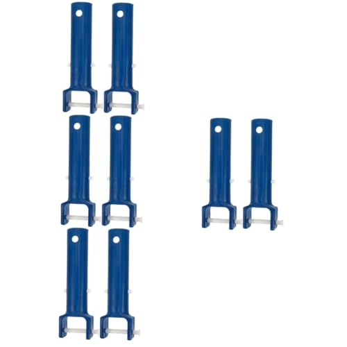 VANZACK 4sets Professional Swimming Pool Cleaning Sucker Handle Pool Vacuum Head Accessory 2pcs*4