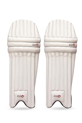 Image of Cutx Cricket Batting Legguard Campion (White) (Men)