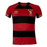 Maillot de football officiel Sport Recife of Brazil pour homme pour la saison 2025 Umbro.