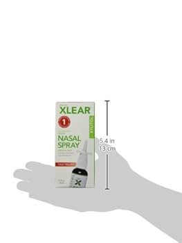 Xlear Kids Natural Saline Sinus Nasal Spray 22ml (0.75 Fl Oz) U2013 Pearlie White