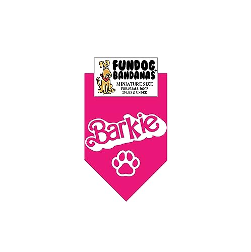 Barkie Dog Bandana (Miniature for Small Dogs Less Than 20 lbs)