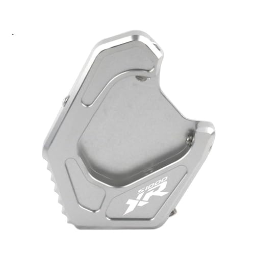 Béquille latérale support extension BMW S1000XR 2020-2022 pad CNC Silver