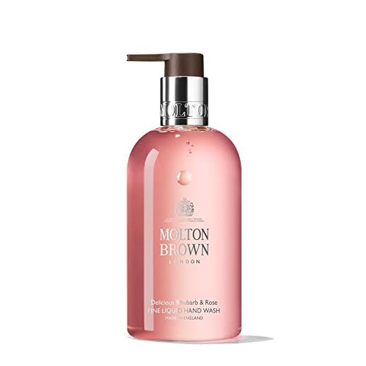 Molton brun läcker rabarber och ros fin vätska handtvätt, 300 ml