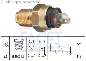 Facet 7.3500 CONTACT temperature of water