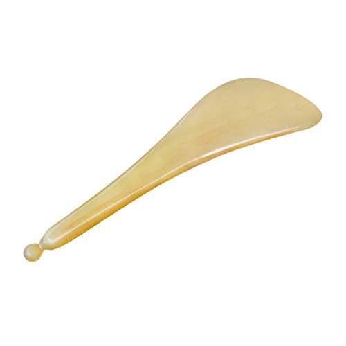 Supvox Eye Cream Massager Wand Natural Horn Gua Sha Board Scraping Massage Tools For Spa Acupuncture Trigger Point Treatment Style 1 #TOP26