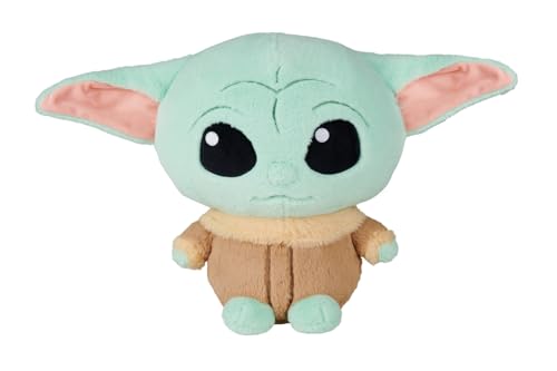 Simba Peluche Grogu Achuchable 35 cm, Peluche Suave Star Wars para Abrazar y Dormir, Muñeco Blandito Bebé y Niños Desde 0 Años, Personajes Coleccionables (6315870815)