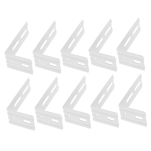 Cabilock 10pcs Bracket Clips for Vertical Blinds Brackets for Easy Installation Reliable Curtain Track Mounting Compatible with Various Blinds Elegant Design for Enhanced Aesthetics