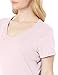 Hanes womens Nano Premium Cotton V-neck Tee fashion t shirts, Pale Pink, XX-Large US