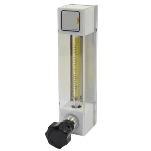 NURII Glass Rotameter Flow Meter, LZB-4/6/10F(LZB-4 1.6-16LPH)