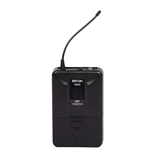 Proel EIKON WM300DH draadloze microfoon UHF Wireless Professional met 1 ontvanger + 2 zenders Archief of Pulce, zwart - Image 5