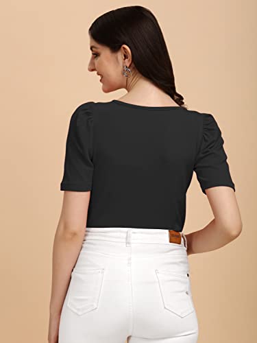 Image of Wedani Women's Solid Regular Fit Blouse
