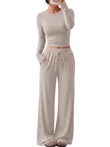 Image of Trendy Queen Women's 2 Piece 2026 Fall Fashion Lounge Set with Pockets