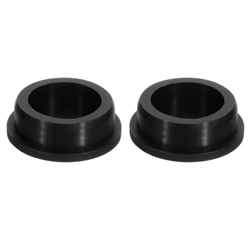 Image of uxcell 2 Pcs Black Plug Holes, Waterproof Rubber Button Plug for 42mm / 1.65 inch Hole