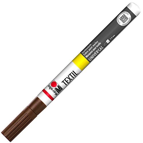 Marabu marqueur Textil Painter tracé 1-2 mm Marron Moyen