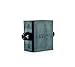 Leviton 3099F-1E Portable Outlet Box, Single-Gang, Extra Deep Feed-Thru Style, Cable Diameter 0.230-Inch, 0.546-Inch, Black