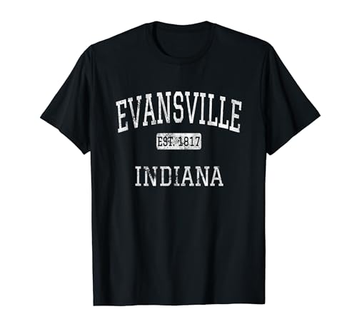 Evansville Indiana IN Vintage T-Shirt