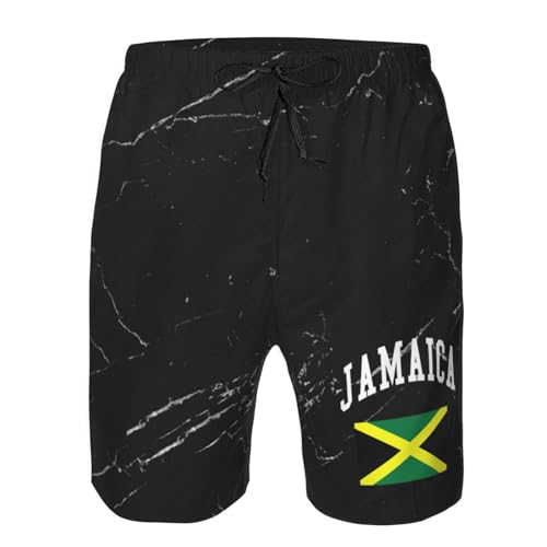 Kkaingg Jamaica Jamaican Flag Mens Swim Trunks Quick Dry Swim Shorts Summer Beach Shorts with Pockets Swimsuit4