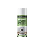 YSAMAX 400ML White Gloss Enamel Paint Spray, Fast-Drying Formula, Aerosol Format, Long-Lasting Protection, Protective Layer, Versatile Applications, (1 PCS)