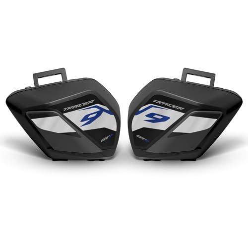 AZgraphishop Kit Adhesivos Maleta Compatible con Yamaha Tracer 9 GT+ 2023 VT-FM-002 (Azul)