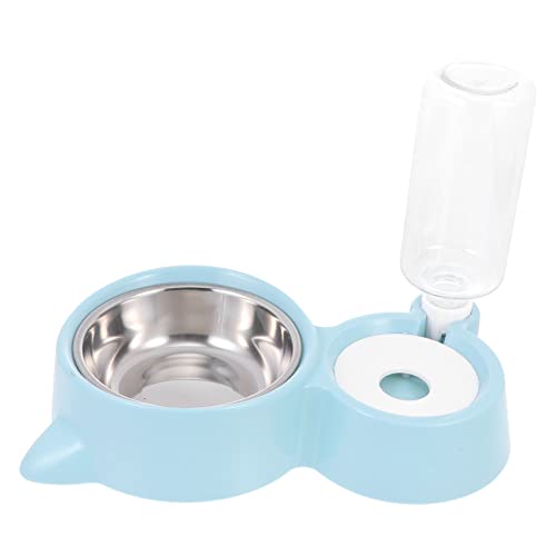 INOOMP 1個 飲料水供給装置 自動ペット給餌ボウル 犬 屋外 大きい ペットウォーターコンテナ 猫自動給水器 キャットフードフィーダー 猫を飲む猫 ペット用品 ステンレス鋼