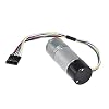 Encoder Metal Gearmotor DC 24V High Speed 150RPM Gear Motor with Two-channel Hall Effect Encoder for DIY Parts