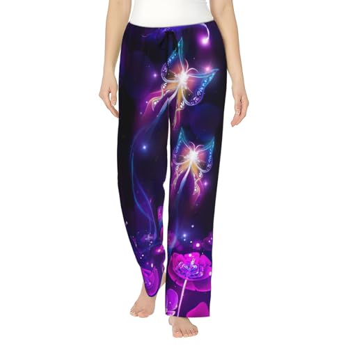 Pantalon de pyjama léger femme contre la chaleur nocturne bas de nuit respirant