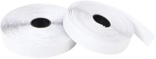 TLXX Adhesive Hook and Loop Tape, 6M Heavy Duty Self-Adhesive Double-Sided Sticky Fastening Tape 2cm Wide (White)