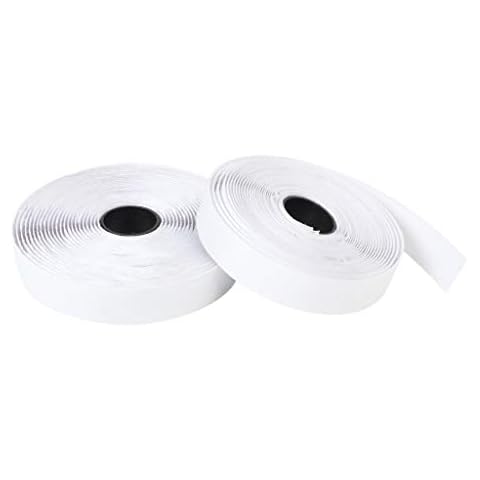 TLXX Adhesive Hook and Loop Tape, 6M Heavy Duty Self-Adhesive Double-Sided Sticky Fastening Tape 2cm Wide (White) Cover