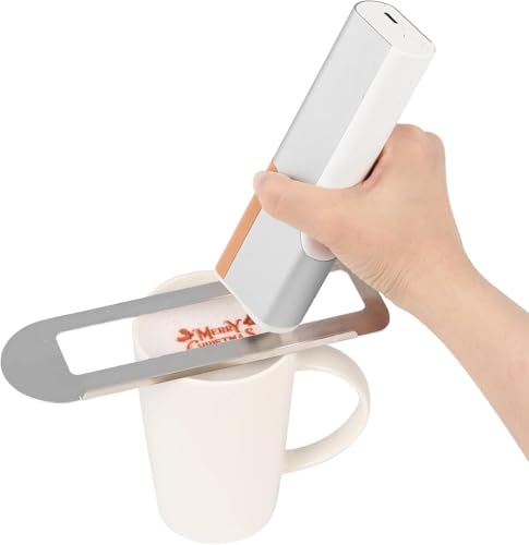 Stampante per alimenti con penna da stampa, stampante a getto d'inchiostro portatile, stampante per caffè latte senza fili per uso alimentare, facile da ope-rate con app, facile da trasportare e usare