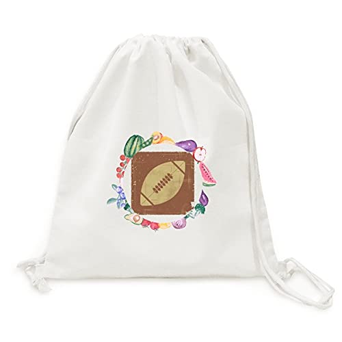 Sac en tissu pliable à sangle Beauty Gift le modèle sport illustration brown pour fruits