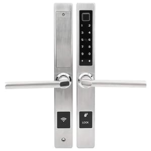 Elektronische Deurslot Sleutel, WiFi Smart Anti-Diefstal Deurslot Vingerafdruk Wachtwoord Kaart Remote Unlock W/Sleutel…
