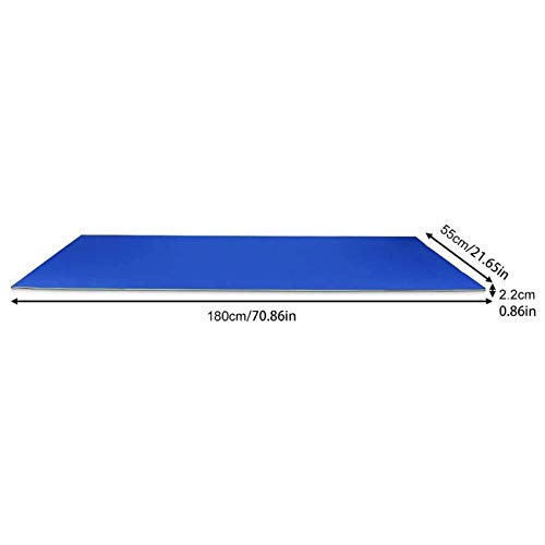 Yujue Almofada flutuante de 2/3 camadas para piscina, tapete flutuante de água anti-rasgo, almofada