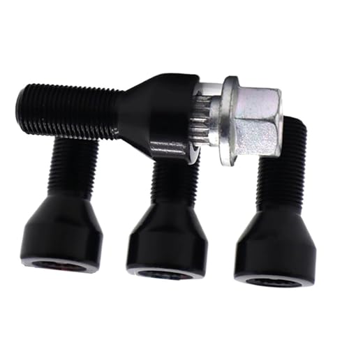 Juego de tuercas de pernos de rueda de bloqueo de coche M12X1.5 para llantas de 328i 328xi