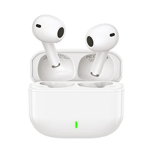 Wireless Earbuds, 36H Playtime Environmental Noise Cancellation Bluetooth Earbuds with 4 Mic Crystal-Clear Calls, Premium Sound Bluetooth 5.3 Headphones IPX7 Waterproof Headset for Sport and Working