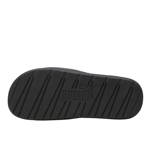 PUMA PUMA Men's Cool Cat 2.0 Slide Sandal, Puma Black-Puma Black, 10