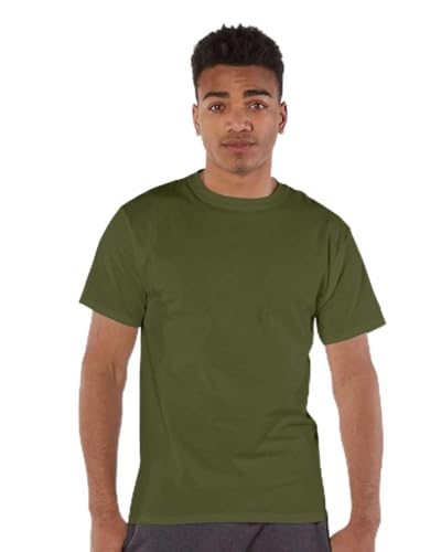 T-shirt Champion homme olive taille L pour éviter la transpiration