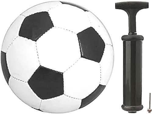 Black and White Trending for Boys and Girls Football - Size: 5 (Standard, Pack of 2)-image-1