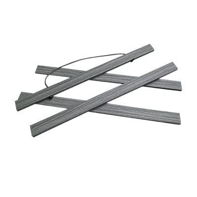 Bilderrahmen Magnetischer Poster-Aufhänger-Rahmen, Teak-Holz-Aufhänger-Rahmen, natürliche Malerei, Bilderrahmen, Leinwand, Wand, Kunst, Handwerk, Rahmen, Kunst-Aufhänger Fotorahmen ( Color : Grey Wood